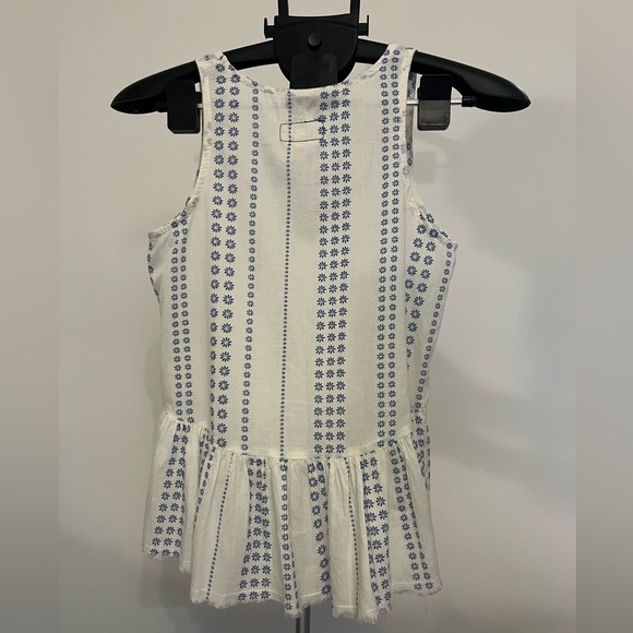 Current Elliott Printed The Ballet Tank Top Daisy Stripe - Picture 9 of 9